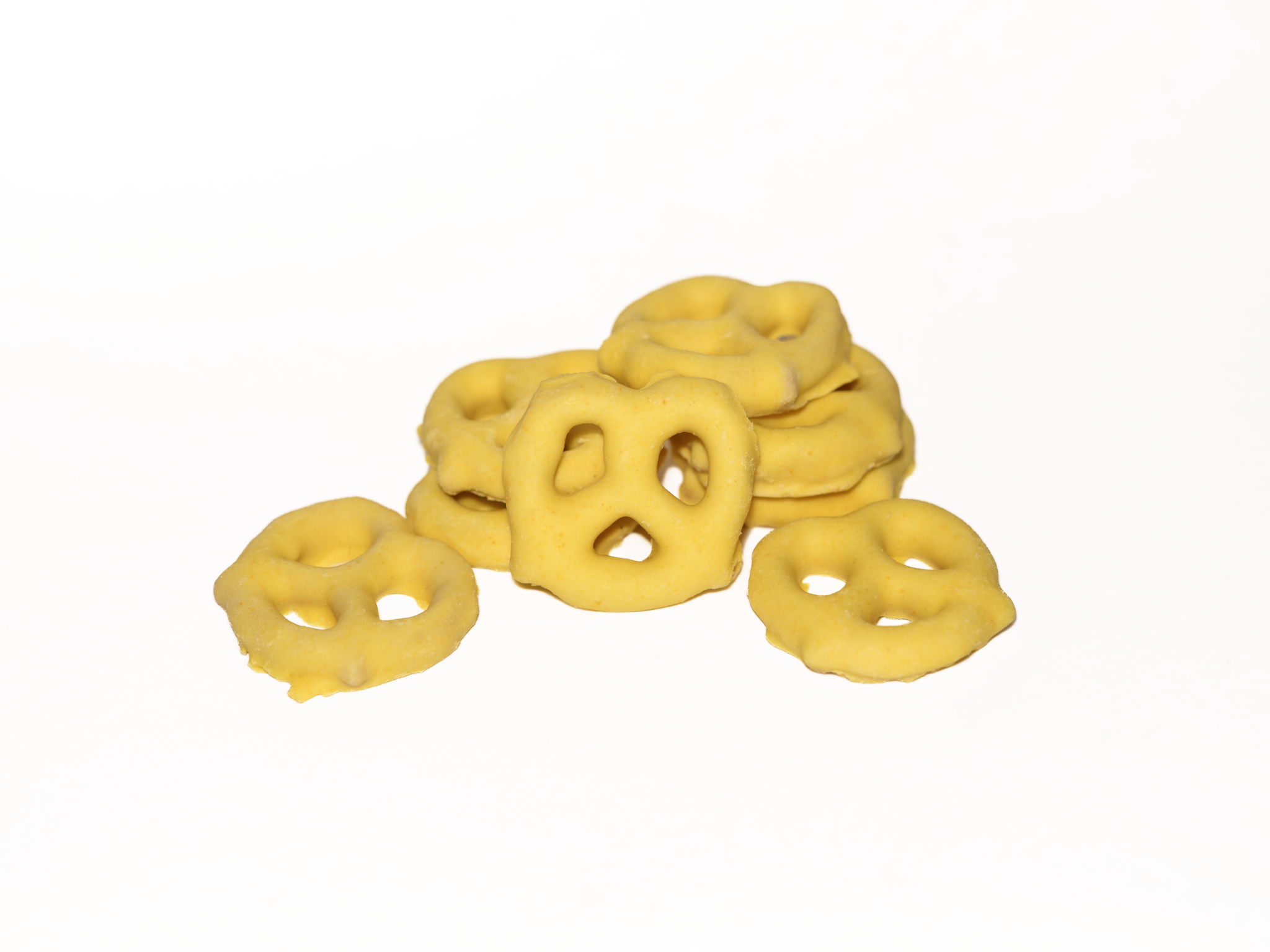 Lemon Sherbet Frosted Pretzel